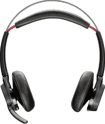 Poly 202652-101 Casca Voyager Focus UC fara fir, cu suport de incarcare, Binaural, On-Ear. USB-A, 017229147799 017229147782 017229173392 017229173408