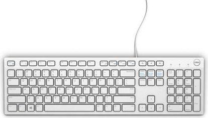 DELL 580-ADGM KB216 whyte tastatura multimedia cu fir, slim, culoare alba, 5397063704026