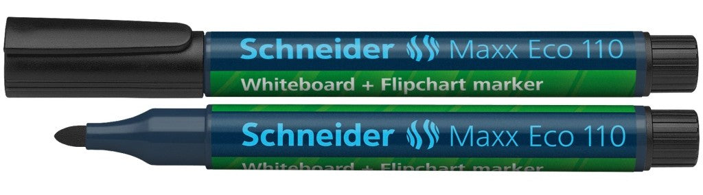 Schneider 5354Negru Marker whiteboard+flipchart Schneider Maxx Eco 110, reincarcabil cu rezerve, 4004675000972