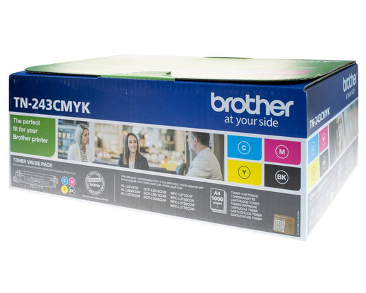 Brother TN243CMYK TN-243CMYK Value pack 4 tonere originale pt HL-L3210CW, 4977766787611