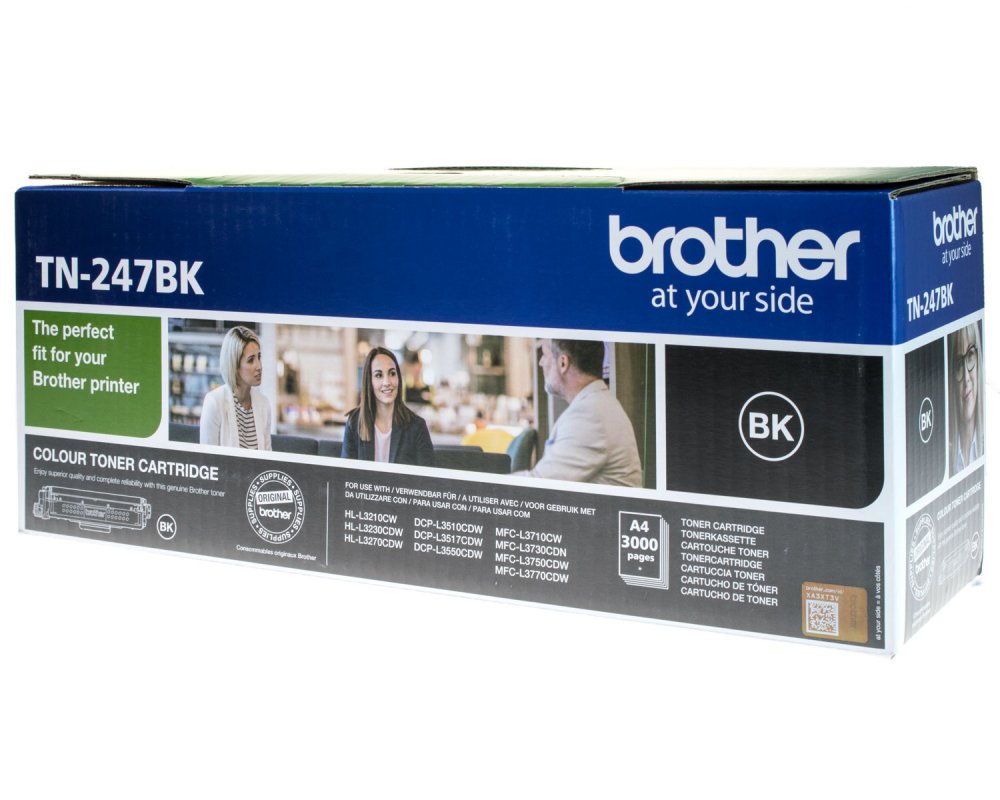 Brother TN-247BK TN-247BK Toner original negru HC pentru HL-L3210CW, HL-L3270CDW, 4977766787536