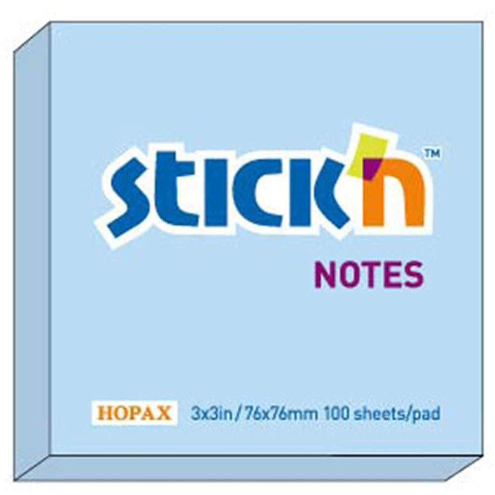 Hopax HO-21149 Notes adeziv 75x75mm, 100 file albastru pastel, 4712759211496