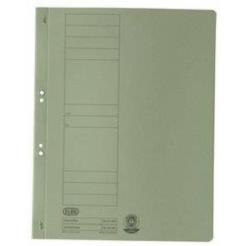 Elba E-100551872 Dosar carton A4 cu capse pentru incopciat, coperta 1/1, VERDE, 4002030211209