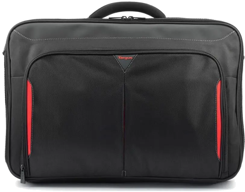 Targus CN418EU Geanta Classic+ Clamshell 17-18" Black/Red, 5051794008111