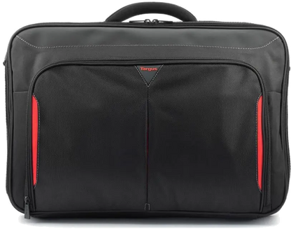 Targus CN418EU Geanta Classic+ Clamshell 17-18" Black/Red, 5051794008111