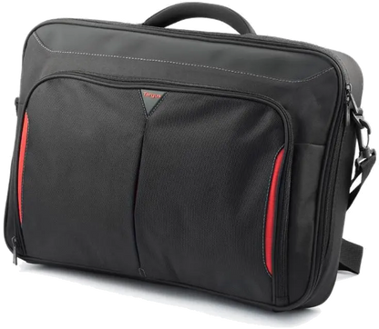 Targus CN418EU Geanta Classic+ Clamshell 17-18" Black/Red, 5051794008111