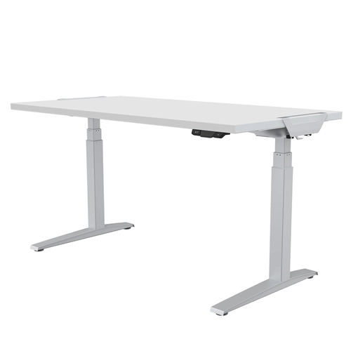 Fellowes 9709101 Levado Height Adjustable Desk 1600x800mm blat GRI