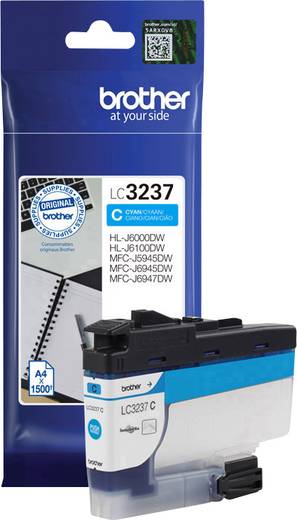 Brother LC3237C LC-3237C Cartus cyan original pentru MFC-J5945DW, MFC-J6945, 1500 pagini, 4977766788014