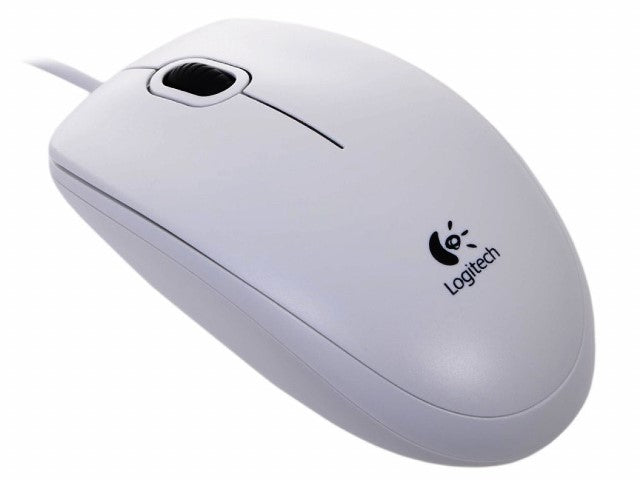 Logitech 910-003360 B100 Mouse optic (800dpi), alb, 3 butoane, USB, 5099206041288