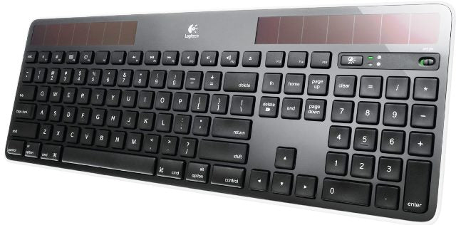 Logitech 920-002929 K750 Solar Wireless Keyboard, Black, 5099206025707