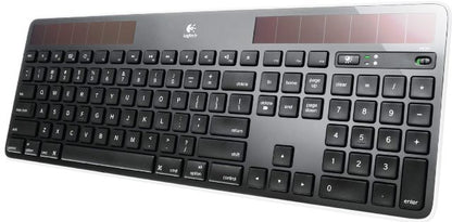 Logitech 920-002929 K750 Solar Wireless Keyboard, Black, 5099206025707