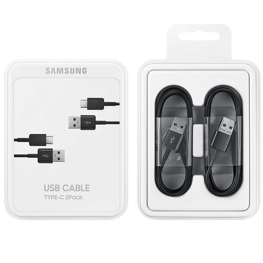 Samsung EP-DG930MBEGWW Set 2 Cabluri date & incarcare USB-A LA USB Type-C lungime 1.5 m Negru, 8806088957920