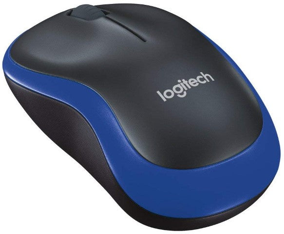 Logitech 910-002239 M185 Mouse optic wireless pentru notebook, 2 butoane + scroll, USB, Blue, 5099206028852