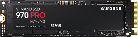 Samsung MZ-V7P512BW 970 Pro SSD 512GB, M.2 (2280) NVMe 1.3, PCIe 3.0 x4, 8801643205355