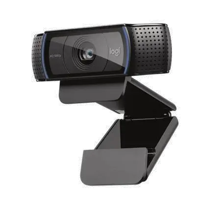 Logitech 960-001055 C920 WebCam Pro, 15MP Sensor, Full HD 1080p, USB-A, 5099206061309