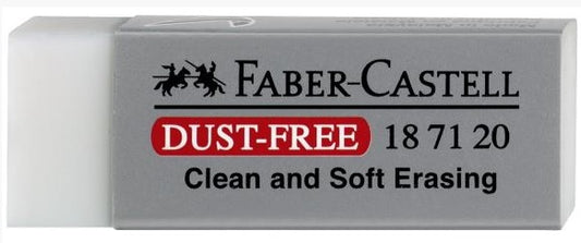 Faber-Castell FC187120 Radiera Creion Dust Free, 7120: 63 x 22 x 12 mm, 9556089871204
