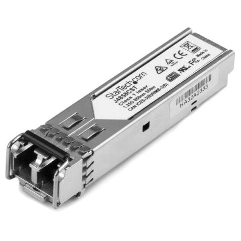 StarTech J4858CST HP J4858C Compatible SFP Transceiver Module 1000BASE-SX, Multi Mode, LC, 550m