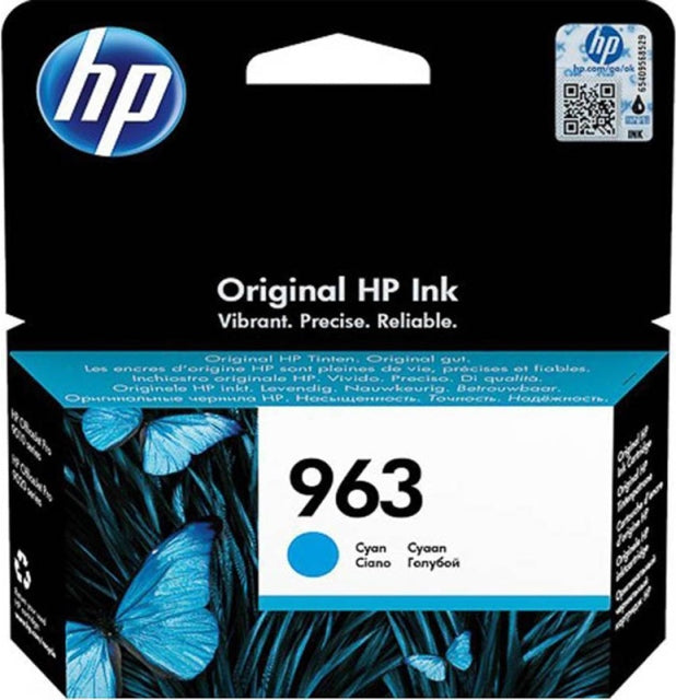 HP 3JA23AE Cartus inkjet No.963 cyan standard, 0.7k, 192545866347