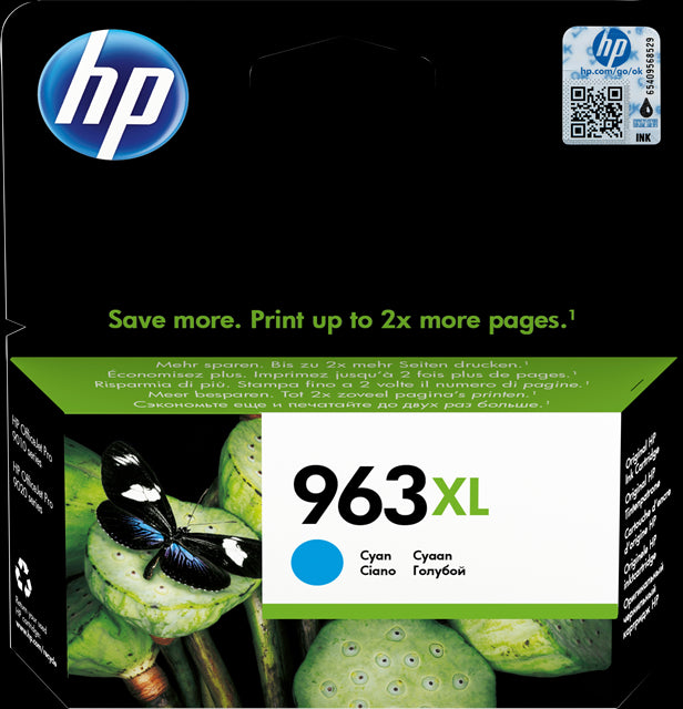 HP 3JA27AE Cartus inkjet No.963XL cyan high yield, 1.6k, 192545866507 192545866521 192545866514