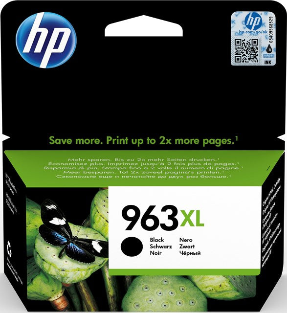 HP 3JA30AE Cartus inkjet No.963XL black high yield, 2k, 192545866644 192545866620