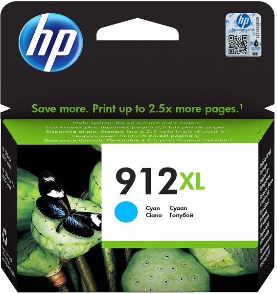 HP 3YL81AE Cartus inkjet No.912XL CYAN high yield, 825pag, 192545866866