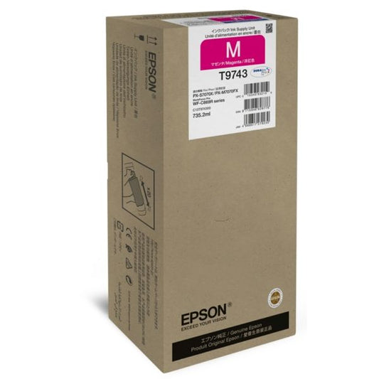 Epson C13T974300 Ink Tank magenta XXL pentru WF-C869R, 84.000 pagini, 8715946628776