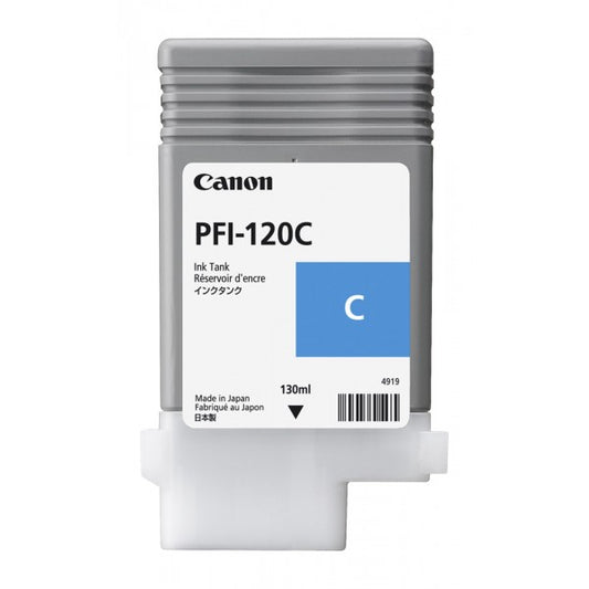 Canon 2886C001 PFI-120C Cartus cerneala Cyan pentru Canon TM 200/205/300/305, 4549292112337