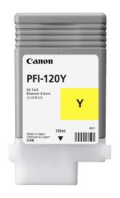 Canon 2888C001AA PFI-120Y Cartus cerneala Yellow pentru Canon TM 200/205/300/305, 4549292112375