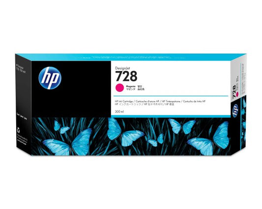 HP F9K16A No. 728 Cartus inkjet magenta ORIGINAL, 300 ml