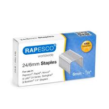 Rapesco RP-S24607Z3 Capse 24/6, 1000 buc/cut, capseaza pana la 20 de coli, 5018505025096