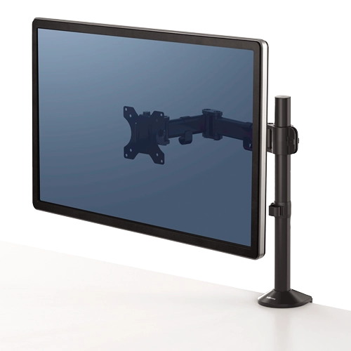 Fellowes 8502501 Reflex Single Monitor Arm brat monitor simplu maxim 32inch si 8 Kg, 43859748471 043859748471