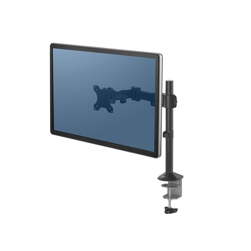 Fellowes 8502501 Reflex Single Monitor Arm brat monitor simplu maxim 32inch si 8 Kg, 43859748471 043859748471