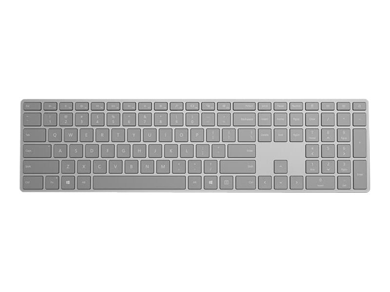 Microsoft 3YJ-00019 Surface Keyboard, Bluetooth 4.0, Wireless, English International Keyboard, Gray, 889842134094