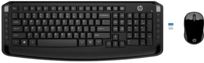 HP 3ML04AA Wireless Keyboard and Mouse 300, 192018879263