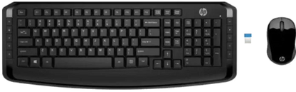 HP 3ML04AA Wireless Keyboard and Mouse 300, 192018879263
