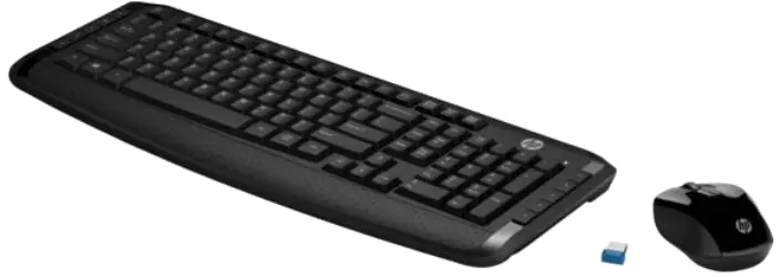 HP 3ML04AA Wireless Keyboard and Mouse 300, 192018879263