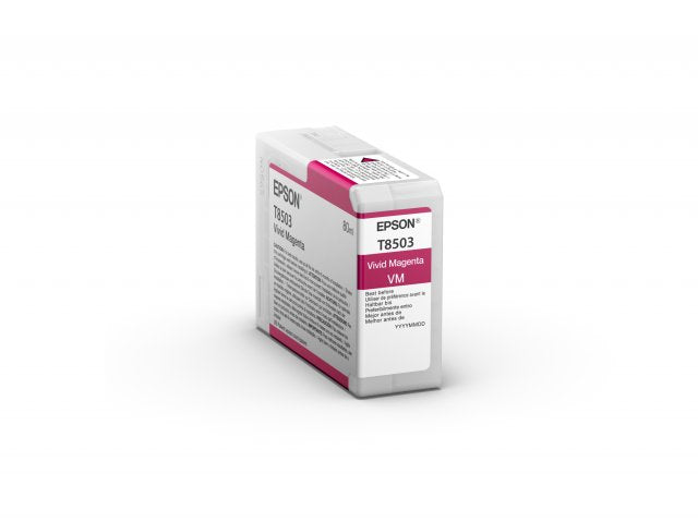 Epson C13T850300 Ultrachrome cartus cerneala Vivid Magenta T850300 pentru SC-P800, 80ML, 010343914889