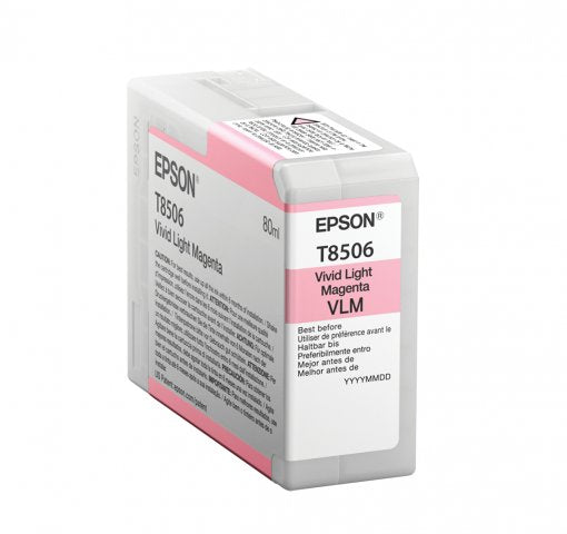 Epson C13T850600 Ultrachrome cartus cerneala Vivid Light Magenta T850600 pentru SC-P800, 80ML, 010343914919