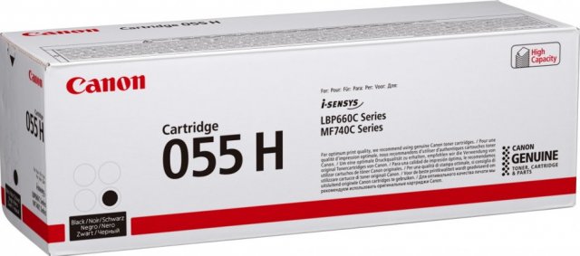 Canon 3020C002 CRG055HBK Cartus toner Black High Capacity pentru i-SENSYS LBP663Cdw, 4549292124842