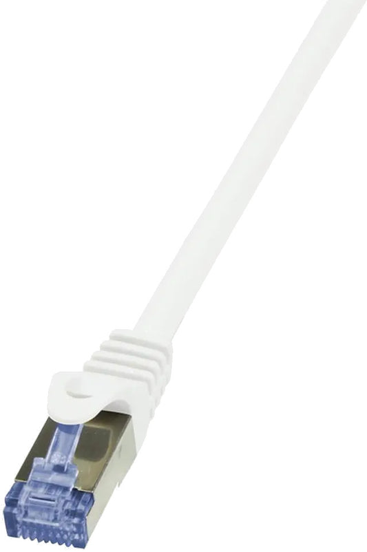 LogiLink CQ3011S PATCH CORD S/FTP LOGILINK Cat6a, LSZH, cupru, 0.25 m, alb, AWG26, dublu ecranat "CQ3011S", 4052792020045