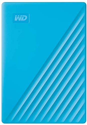 Western Digital WDBPKJ0040BBL-WESN My Passport HDD portabil 4TB 2.5inch USB 3.2 slim cripare 256-bit AES albastru, 0718037870212 718037870212