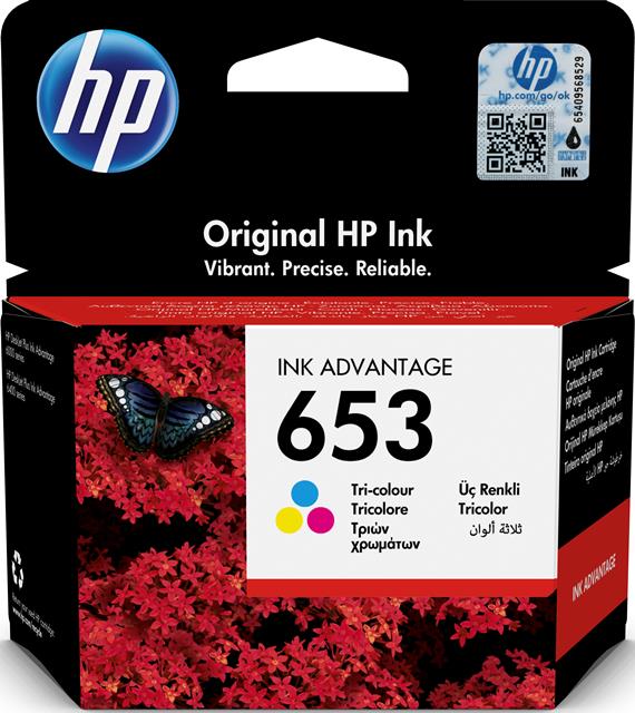 HP 3YM74AE Cartus cerneala No.653 tri-color standard, ORIGINAL, 200 pag., 193905429479