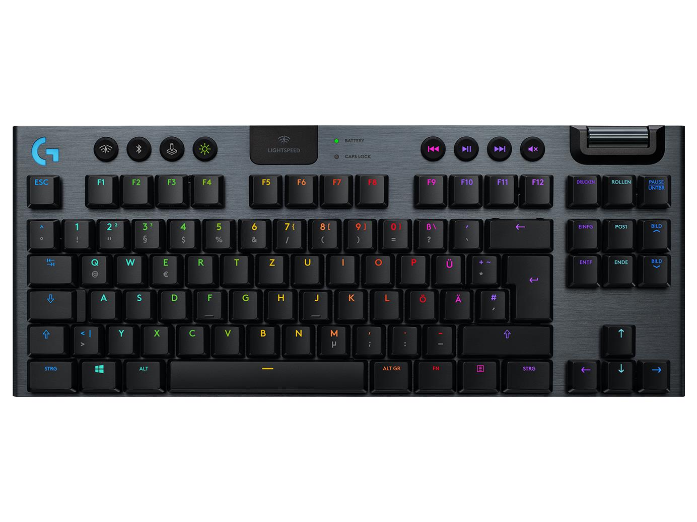 Logitech 920-009503 G915 Tenkeyless LIGHTSPEED Wireless RGB Mechanical Gaming Keyboard, 5099206088825