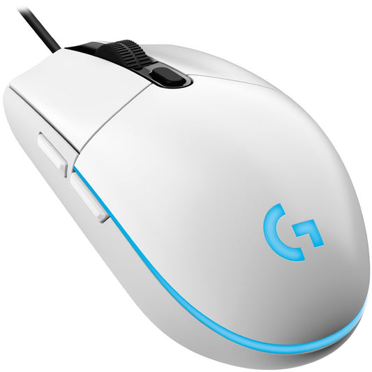 Logitech 910-005824 G102 LIGHTSYNC Gaming Mouse, USB, White, 5099206089242