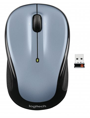 Logitech 910-002334 M325 Wireless Mouse, 1000dpi, Unifying Nano-receiver, Light Silver, 5099206027770