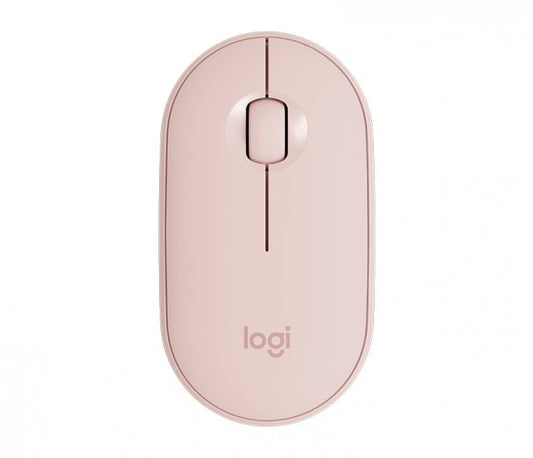 Logitech 910-005717 Pebble M350 Wireless/Bluetooth Mouse, Silent, Slim, Rose, 5099206085664