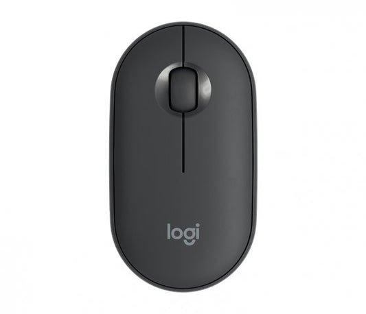 Logitech 910-005718 Pebble M350 Wireless/Bluetooth Mouse, Silent, Slim, Graphite, 5099206085671