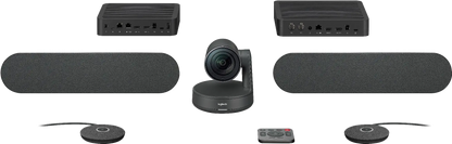 Logitech 960-001224 Rally Plus Ultra-HD (4K) ConferenceCam, (Rally Camera, 2 x Mic Pod, 2 x Speaker), 5099206079526 50992060795208