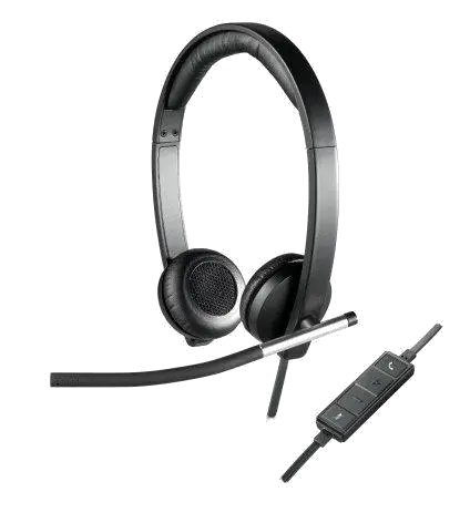 Logitech 981-000519 H650e Casca cu fir, Binaural, On-Ear, conectare USB, 5099206041196