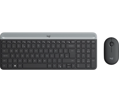 Logitech 920-009204 MK470 Wireless Keyboard si Mouse Combo, Grafit, US, 5099206086609